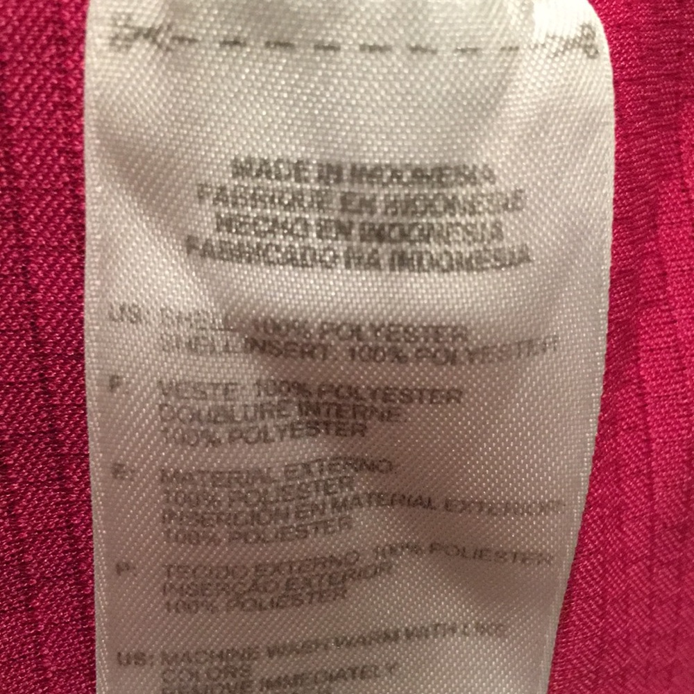 Adidas Raspberry Short Sleeved Work Out Shirt - Picture 5 of 5